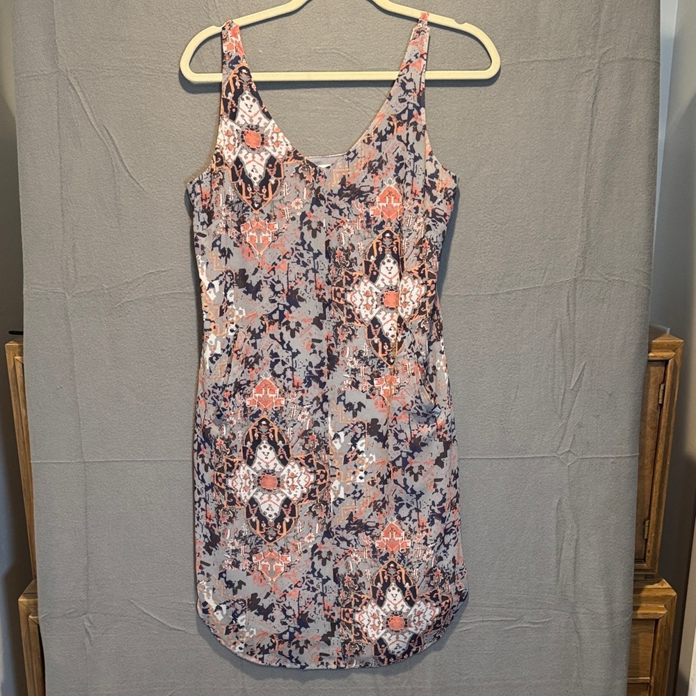 CAbi Multicolor Floral Mini Dress